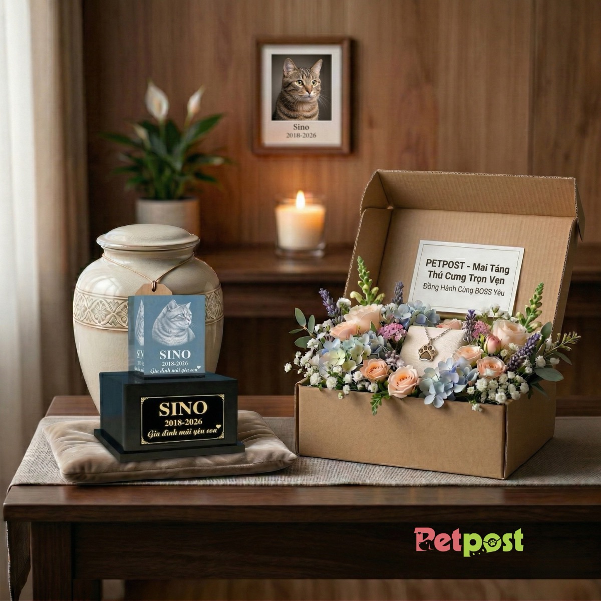 PETPOST - Bình tro kỷ niệm